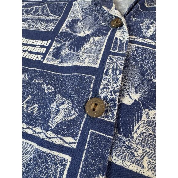 VTG Hilo Hattie Mens Aloha Hawaiian Shirt SZ M AAA Hawaiian Holidays Vacation - Picture 8 of 15